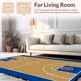 Stylish Youthful Basketball Graphic(Blue)
