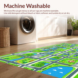 Brightly Colored Fun Traffic Play Surface(Green)