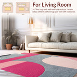 Modern Pink Gray Entryway Marble Texture(Gray)