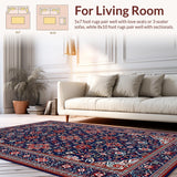 Artful Contemporary Fringe Accent(Blue)