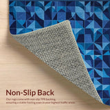 Plush Transitional Decor Area(Blue)
