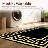 Chic Black Geometric Elegance(Gold)