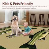 Earthy Bass Motif with Water Splash(Beige)