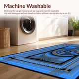 Contemporary Optical Illusion Design(Blue)
