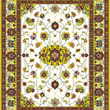 Vintage Flora Area(White)