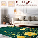 Vibrant Floral Whirlwind Aesthetic(Green)