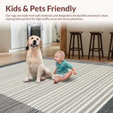Elegant Herringbone Geometric Motif(Beige)