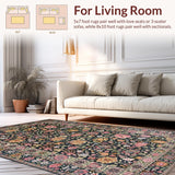 Artful Distressed Floral(Black)