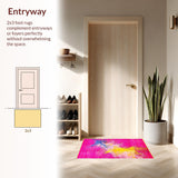 Artful Pastel Brushstroke Design(Pink)