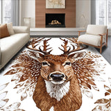 Multicolor Wildlife Area Mat(Brown)