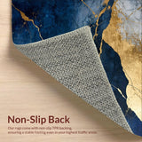Luxe Marble Effect Decorative(Blue)