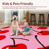 Whimsical Colorful Tufted Style(Red)