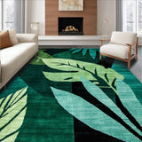 Elegant Tropical Leaf Print(Green)