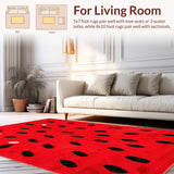 Sunny Fruit Fantasy Floor Covering(Red)