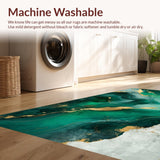 Modern Opulent Swirl Motif(Green)