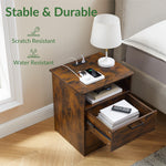 ODIKA Everyday Side Table with Fast Charging Station - ODIKA