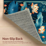 Chic Botanical Geometry Fusion(Blue)