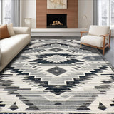 Tribal Gray Abstract Arrangement(Black)