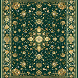 Artful Vintage Swirl Design in Tan(Green)