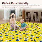 Cheerful Sunflower Shaggy Accent(Yellow)