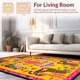 Vibrant Earth Tones Print(Yellow)