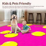 Lively Multicolored Textured(Yellow)