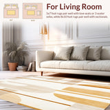 Modern Abstract Area with Geometric Lines and Warm Tones(Beige)