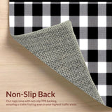 Contemporary Monochrome Grid Motif(Black)