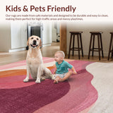 Macaroon Inspired Plush Accent in Dusty Rose with Kawaii Charm(Pink)