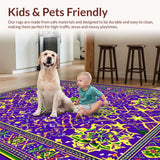 Bright Tropical Tiled Style(Purple)