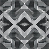 Artful Geometric Contrast Design(Gray)