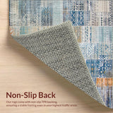 Boho Style Patchwork Multi Colored(Blue)