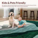 Artistic Abstract Mountain Silhouette(Green)