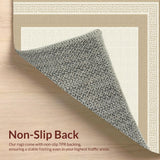 Geometric Beige Textured Elegance(Beige)