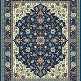 Elegant Earth Tone Floral Design(Blue)
