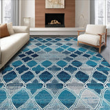 Stylish Abstract Floral Arrangement(Blue)