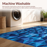 Plush Transitional Decor Area(Blue)