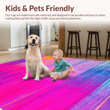 Whimsical Shaggy Rainbow Tones(Pink)