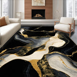 Contemporary Gold Accented Style(Black)