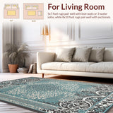 Vintage Scroll Grey Blue(Gray)