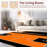 Bold Basketball Iconic Imagery(Orange)