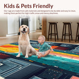 Multicolor Non Slip Kids Play Mat(Red)