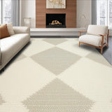 Artful Creamy Abstract Composition(Beige)