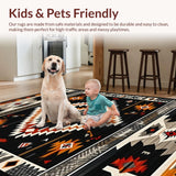 Artful Southwestern Textile Illustration(Black)