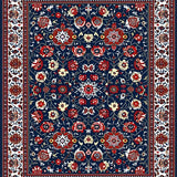 Contemporary Abstract Floral Touch(Blue)