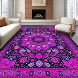 Lush Purple Floral Motif(Purple)
