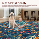 Artful Vintage Swirl Composition(Blue)