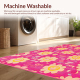 Playful Floral Smiley Aesthetic(Pink)