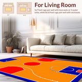 Bold Flame Motif with Energy(Orange)
