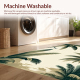 Serene Tropical Landscape Decor(Beige)